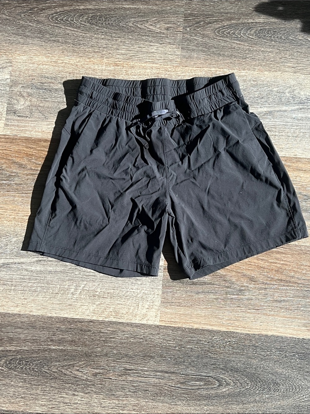 (3) New Black Active Drawstring Shorts